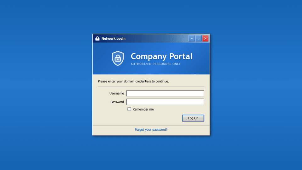 Masquerading as a Generic login portal with a classic theme.