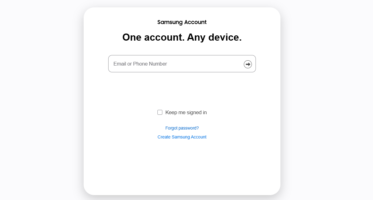 Masquerading as the Samsung login portal.